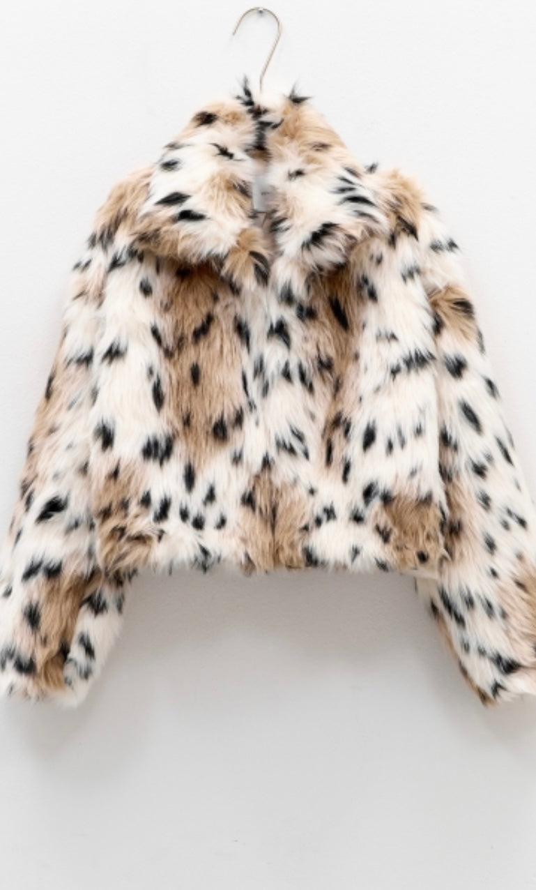 Fur faux animalier